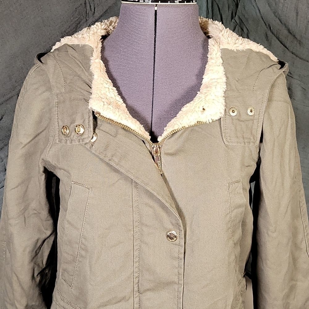 Collection B Juniors' Hooded Anorak Jacket - Picture 6 of 13